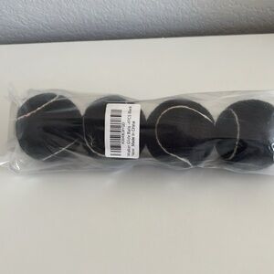 NWT 4-count Black Walker Tennis Balls